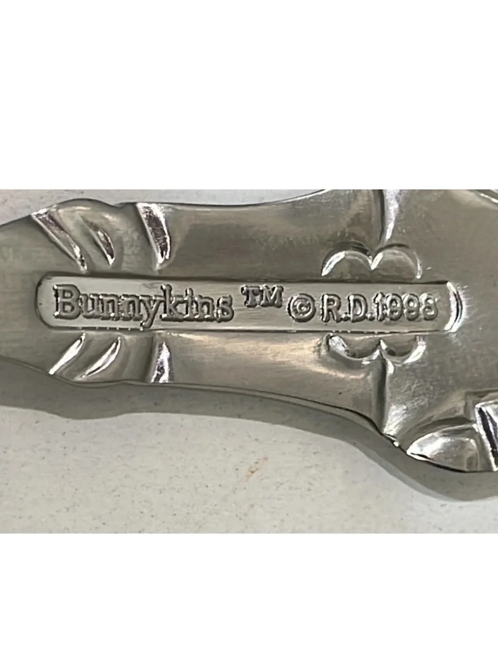 Reed & Barton Bunnykins Silver Plate Spoon Fork Set 1998 Royal Doulton Vintage
